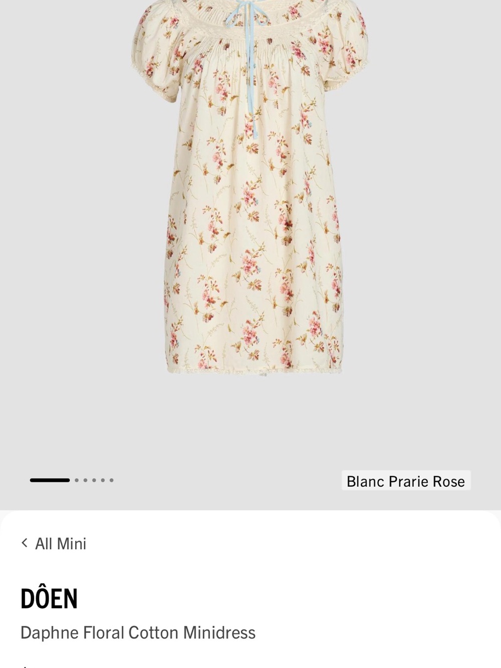 Doen Daphne floral gown dress new with tags originally $350 - Picture 2 of 2